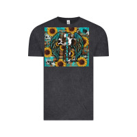 Vintage Black western blessed sunflower's Vintage Tee - RanaPortraitStore