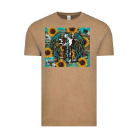 Western Blessed Sunflower's Vintage Tee | Teevron