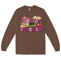 Chestnut cupid's favorite teacher Long Sleeve Tee - OliviaCreatesArt