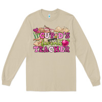 Mushroom cupid's favorite teacher Long Sleeve Tee - OliviaCreatesArt