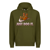 Army Green just doo it - Scooby Dog shanwech Halloween Premium Hoodie - longCreatives