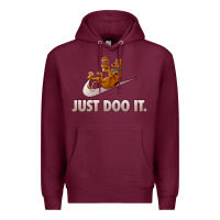 Burgundy just doo it - Scooby Dog shanwech Halloween Premium Hoodie - longCreatives