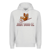 Dove Grey just doo it - Scooby Dog shanwech Halloween Premium Hoodie - longCreatives