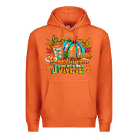 Carrot Pumpkin Spice Junkie Premium Hoodie - CowhideDigitalArt