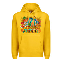 Lemon Pumpkin Spice Junkie Premium Hoodie - CowhideDigitalArt