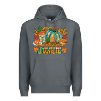 Rock Pumpkin Spice Junkie Premium Hoodie - CowhideDigitalArt