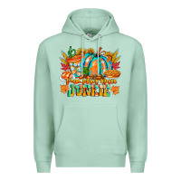 Seafoam Pumpkin Spice Junkie Premium Hoodie - CowhideDigitalArt