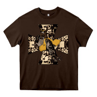 Chocolate Brown Bronc Rider Heavy Core Tee - Bettercallsaul