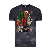 Cloud Black ho ho ho heifer cow gnomies Vintage Tee - CowGirlArtShop