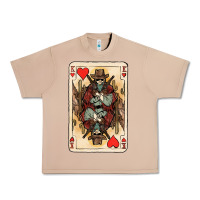 Burro King Of Hearts Cowboy Urban Heavy Tee - HowdyJamesFarm