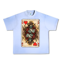 Grape Ice King Of Hearts Cowboy Urban Heavy Tee - HowdyJamesFarm