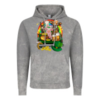 Cloud Rock St. Patrick's Day farm animals on truck Vintage Hoodie - HowdyJamesFarm
