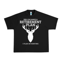 Black Hunting Retirement Plan Funny Elk Deer Retired Hunter Gift Urban Heavy Tee - longCreatives