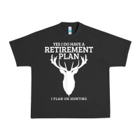 Pigment Black Hunting Retirement Plan Funny Elk Deer Retired Hunter Gift Urban Heavy Tee - longCreatives