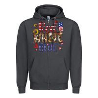 Smoke red white and blue Zipper Hoodie - Artiststas