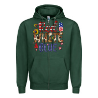 Sports Green red white and blue Zipper Hoodie - Artiststas