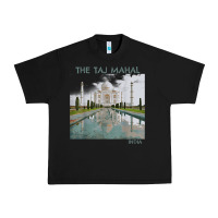 Black india agra taj mahal mausoleum travel tourist Urban Heavy Tee - longCreatives