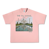 Salmon india agra taj mahal mausoleum travel tourist Urban Heavy Tee - longCreatives