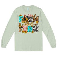 Matcha farm sweet farm western  olivia Long Sleeve Tee - OliviaCreatesArt