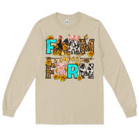 Mushroom farm sweet farm western  olivia Long Sleeve Tee - OliviaCreatesArt