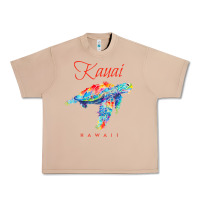 Burro kauai hawaii watercolor sea turtle souvenir Urban Heavy Tee - longCreatives