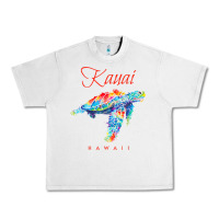 Lunar Rock kauai hawaii watercolor sea turtle souvenir Urban Heavy Tee - longCreatives