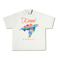 Pistachio kauai hawaii watercolor sea turtle souvenir Urban Heavy Tee - longCreatives