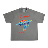 Tornado kauai hawaii watercolor sea turtle souvenir Urban Heavy Tee - longCreatives