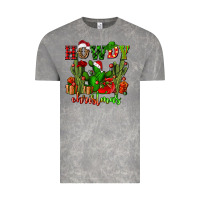 Cloud Rock howdy christmas with cactusses Vintage Tee - CowGirlArtShop