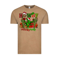 Vintage Coffee howdy christmas with cactusses Vintage Tee - CowGirlArtShop