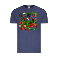 Vintage Denim howdy christmas with cactusses Vintage Tee - CowGirlArtShop