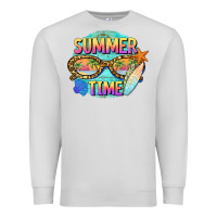 Dove Grey summer time sunset glasses Premium Sweatshirt - BarkalooDesign