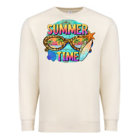 Sandshell summer time sunset glasses Premium Sweatshirt - BarkalooDesign