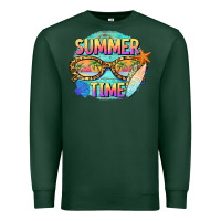 Sports Green summer time sunset glasses Premium Sweatshirt - BarkalooDesign