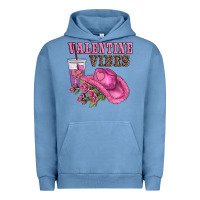 Pigment Pebble Blue valentines day valentine vıbes Urban Hoodie - AdoDesignShop