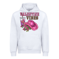 White valentines day valentine vıbes Urban Hoodie - AdoDesignShop