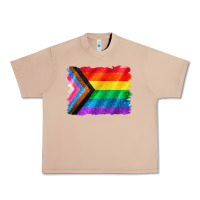 Burro Pride flag background Urban Heavy Tee - CowGirlArtShop