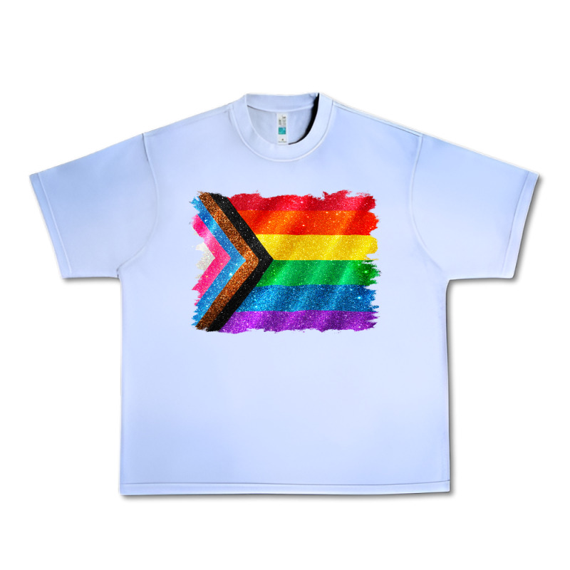 Pride Flag Background Urban Heavy Tee by CowGirlArtShop | Teevron