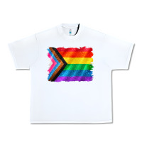 White Pride flag background Urban Heavy Tee - CowGirlArtShop