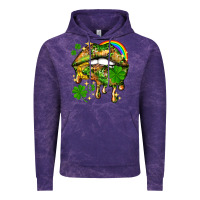 Cloud Purple St. Patrick's Day lips Vintage Hoodie - HowdyJamesFarm