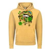 Vintage Mustard St. Patrick's Day lips Vintage Hoodie - HowdyJamesFarm