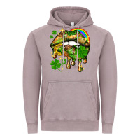 Vintage Zinc St. Patrick's Day lips Vintage Hoodie - HowdyJamesFarm