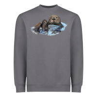 Storm california sea otter Heavyweight Sweatshirt - LillyAllenDesigns