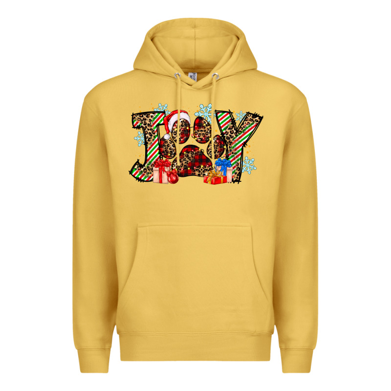 Festive Joy Premium Hoodie by CowhideDigitalArt | Teevron