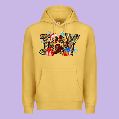 Festive Joy Premium Hoodie Designed By Cowhidedigitalart