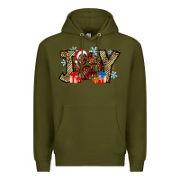 Army Green festive joy Premium Hoodie - CowhideDigitalArt