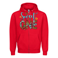 Red sweet one cherry Zipper Hoodie - Artiststas