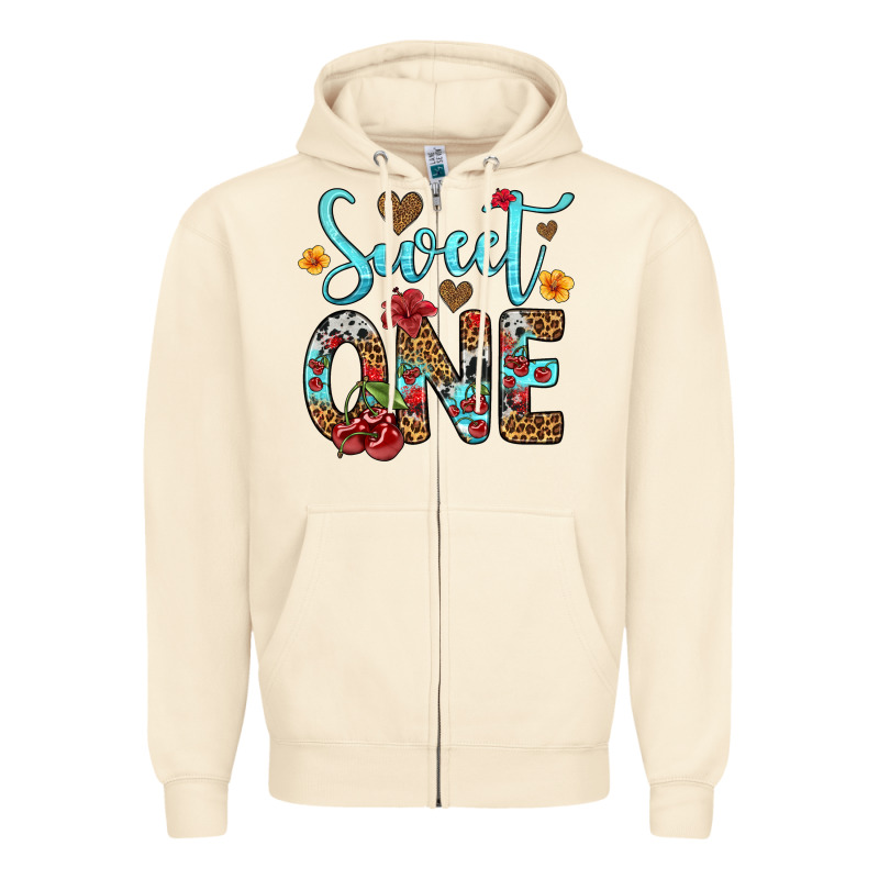 Sweet One Cherry Zipper Hoodie by Artiststas | Teevron