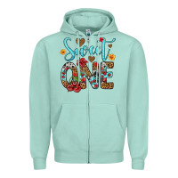 Seafoam sweet one cherry Zipper Hoodie - Artiststas