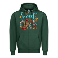 Sports Green sweet one cherry Zipper Hoodie - Artiststas